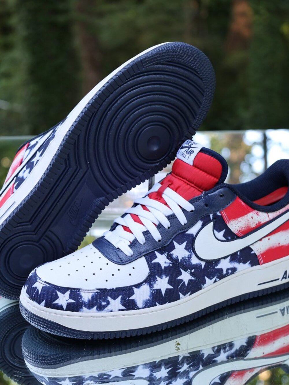 Nike Air Force 1 Low Independence Day Custom Size 15 - Picture 6 of 15